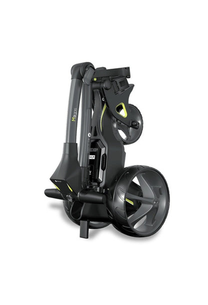 Folded Motocaddy M3 GPS Electric Golf Trolley | 18 Hole Lithium Battery