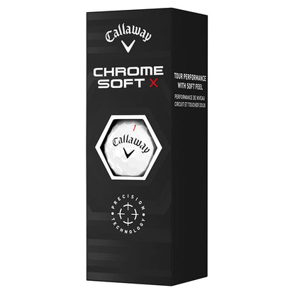 Callaway 2023 Chrome Soft X Golf Balls | White