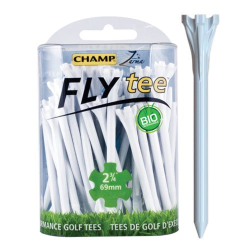 Champ Zarma Fly Tees 2.75" 30 Pack | White