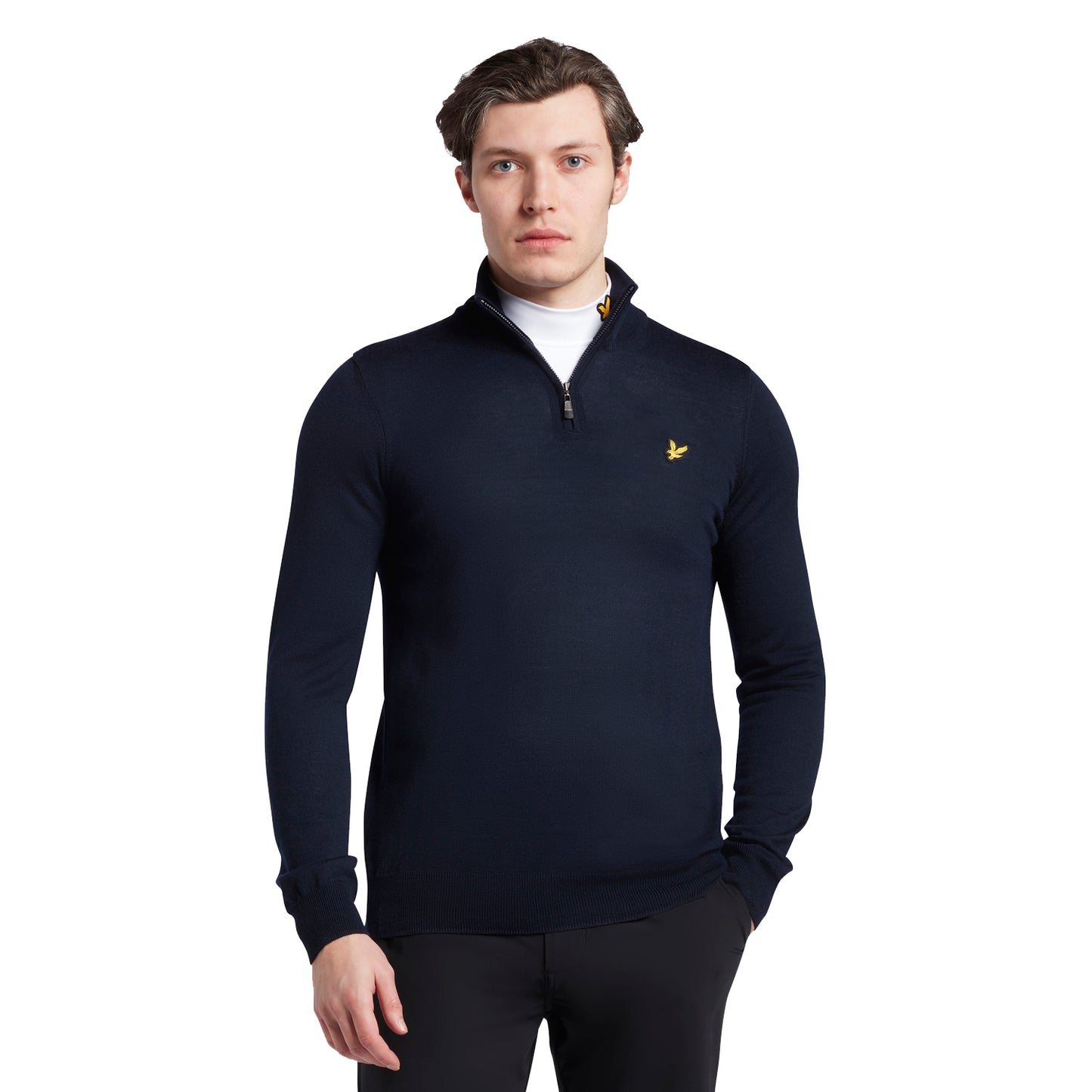 Lyle & Scott Merino 1/4-Zip Golf Pullover KN1041G