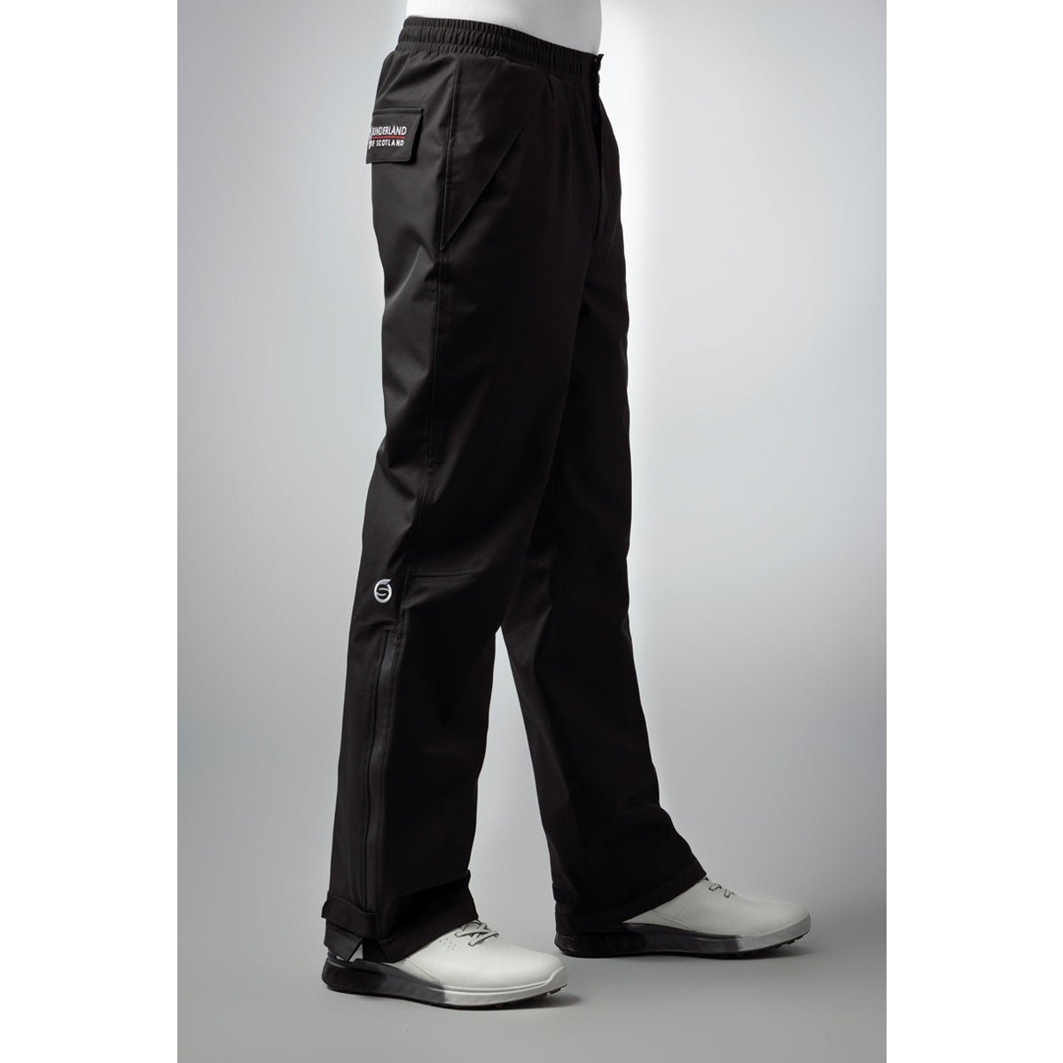 Sunderland Vancouver Quebec Waterproof Golf Trousers SUNMR35 Black Clarkes Golf