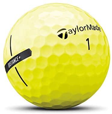 TaylorMade 2023 Distance Plus Golf Balls | Yellow