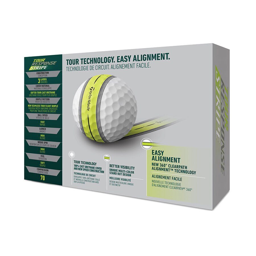 Taylormade Tour Response Stripe Golf Balls | 4 FOR 3