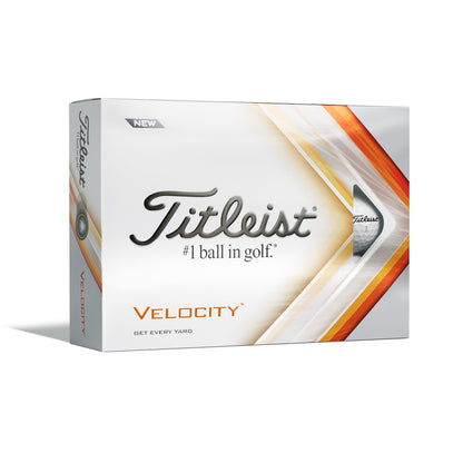 Titleist 2023 Velocity Golf Balls | White